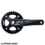 Volante Shimano ZEE FC-M645 10V MTB vista frontal