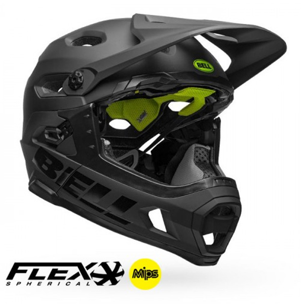 Casco-Bell-Super-Dh-Mips-Flex-Spherical-Mat-Gls-Blk-BELL-CHILE-DISTRIBUIDOR