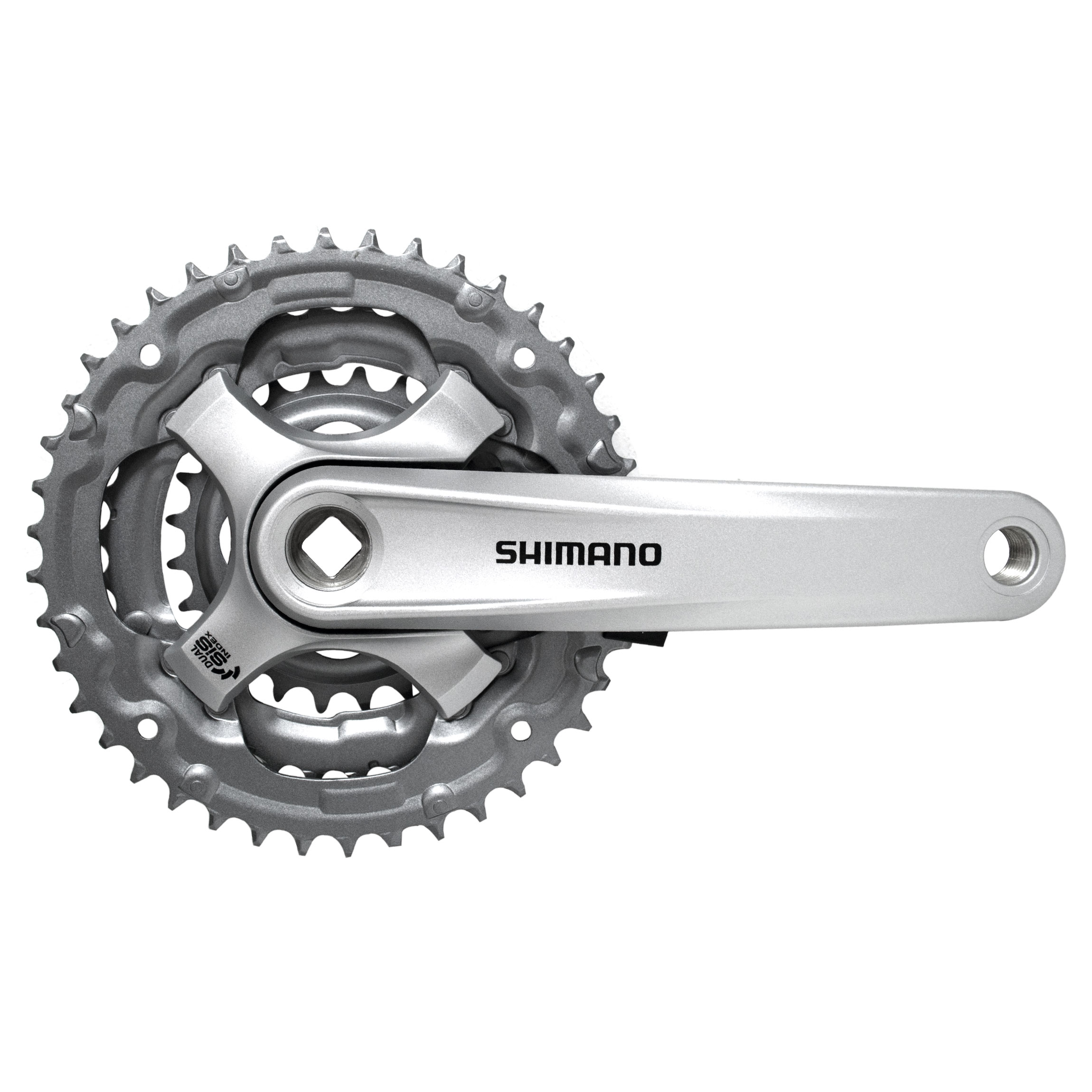 volante fc-ty701 shimano 6/7/8v. 42x34x24t silver/slv | CarnivalBikes