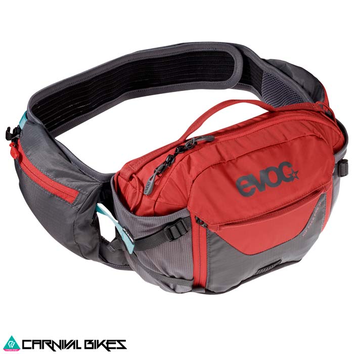 carnivalbikes-chile-B1648-Banano-Evoc-Hip-Pack-Pro-3l-15l-Blad-Gry-Red-tienda-venta-envio-a-todo-el-pais