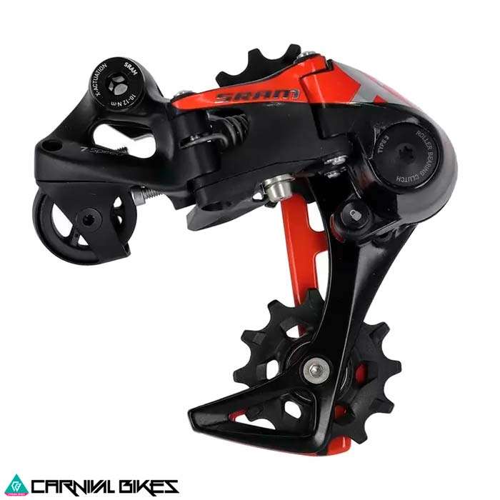 carnivalbikes-chile-pata-de-cambio-sram-X01-Dh-7v-caja-media-roja-tienda-venta-envio-a-todo-el-pais