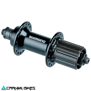 Maza trasera Shimano FH-RS400 28H vista frontal