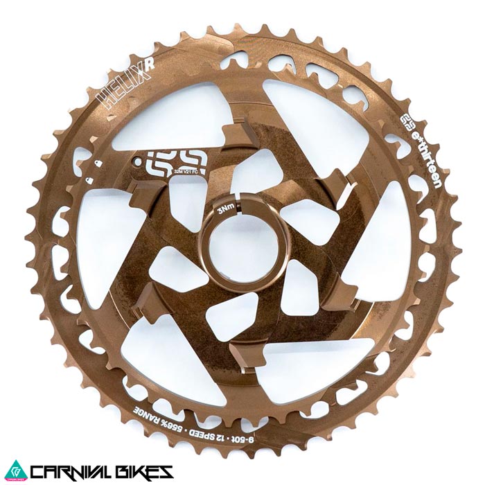 carnivalbikes-REPUESTO-DE-PIÑON-mtb-E13-HELIX-12V-42-50T-BRONCE-tienda-bicicleta-componente-envio-rapido