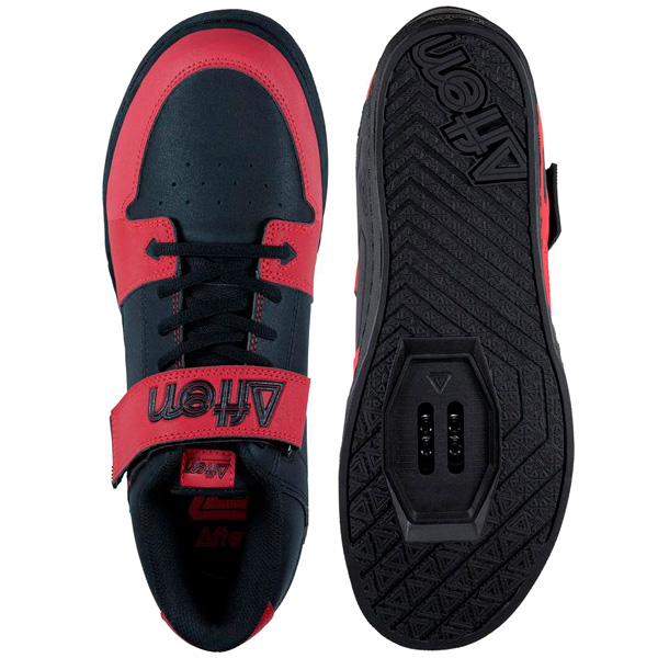 CARNIVALBIKES-Zapatilla-Afton-Vectal-2-Black-Red-distribuidor-chile-mtb-ciclismo-enduro-downhill-spd-fijacion-santiago