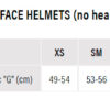 carnivalbikes-tabla-de-tallas-casco-ixs-chile-distribuidor-helmet
