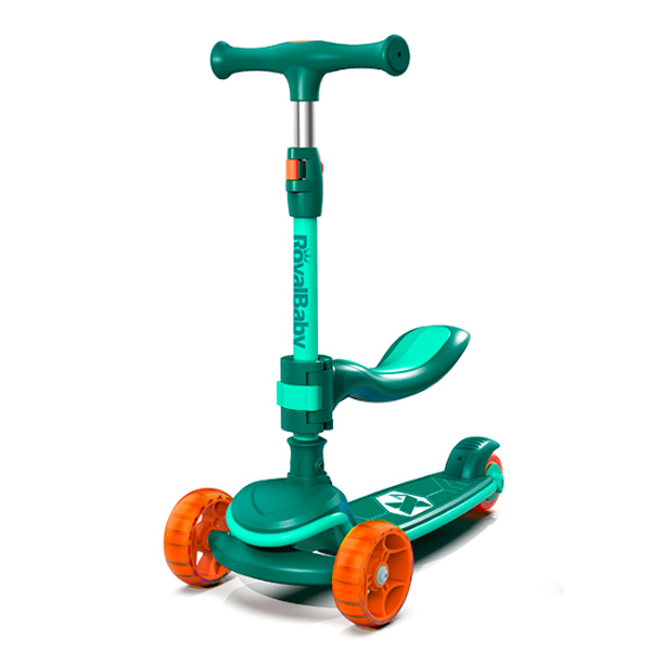 carnivalbikes-Scooter-Chipmunk-Nino-2-En-1-verde-naranjo-royal-baby-chile-distribuidor-navidad-regalo