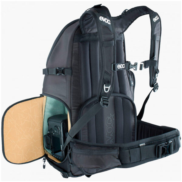 CARNIVALBIKES-Mochila-Evoc-Cp-18-Black-DISTRIBUIDOR-CHILE-MONTANA-MTB-CAMARA-FOTO