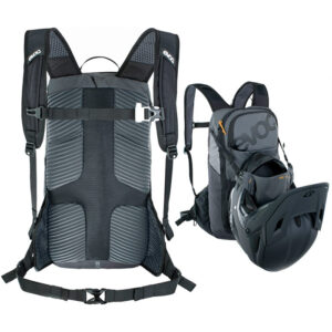 CARNIVALBIKES-Mochila-Evoc-Ride-12-Carbon-Grey-Black-GRIS-NEGRO-DISTRIBUIDOR-CHILE-MTB-ENDURO-HIDRATACION-MONTANISMO