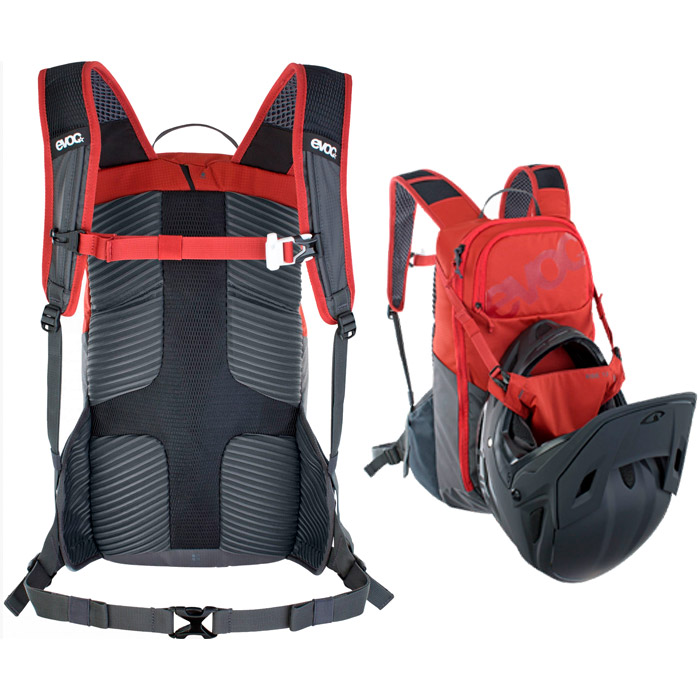 CARNIVALBIKES-Mochila-Evoc-Ride-12-Chili-Red-Carbon-Grey-ROJO-GRIS-DISTRIBUIDOR-CHILE-MTB-ENDURO-HIDRATACION