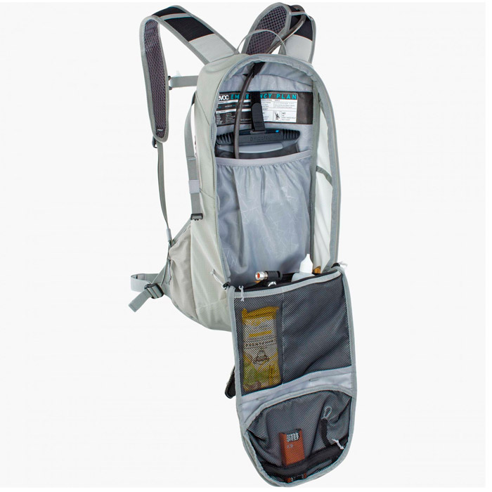 CARNIVALBIKES-Mochila-Evoc-Ride-12-Stone-GRIS-DISTRIBUIDOR-CHILE-MTB-ENDURO-MONTANISMO-CERRO-HIDRATACION