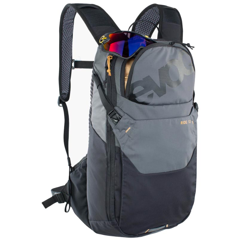 carnivalbikes-chile-Mochila-EVOC-Ride-12-Carbon-Grey-Black-envio-a-todo-el-pais
