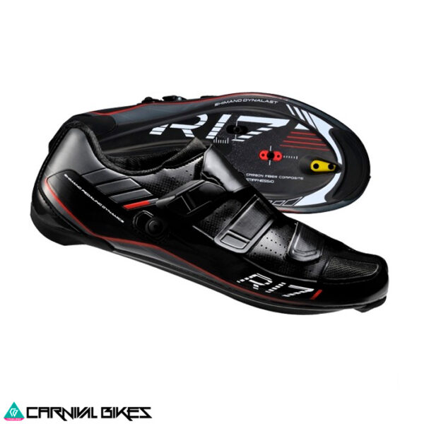 carnivalbikes-Zapatilla-ruta-Shimano-Sh-R171l-negra-black-distribuidor-chile-tienda-ciclismo-bicicleta-tratlon-gravel