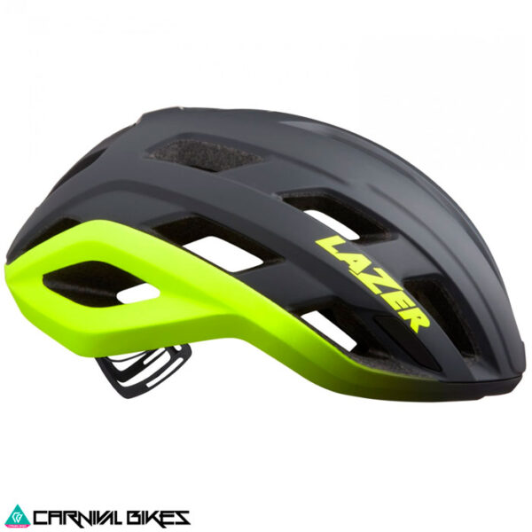 carnivalbikes-casco-lazer-ruta-triatlon-Strada-Kc-Ce-Cpsc-Matte-Dark-Grey-Flash-Yellow-tienda-ciclismo-envio-rapido-chile