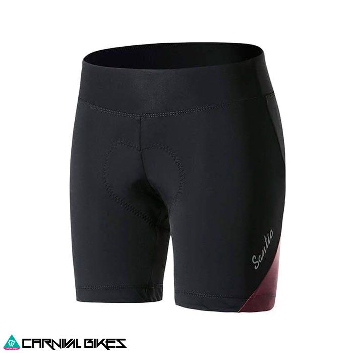 carnivalbikes-short-calza-santic-mujer-negra-ruta-tratlon-xc-tienda-ciclismo-venta-chile-distribuidor-envio-rapido