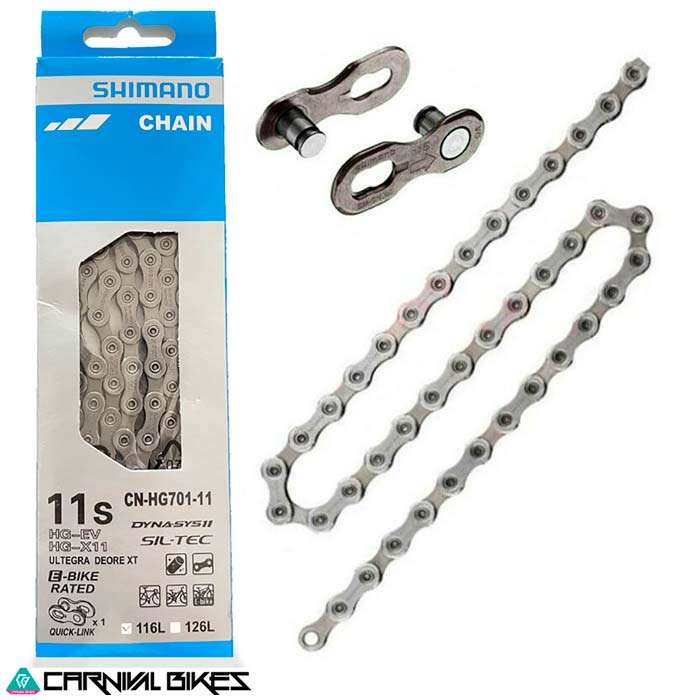 cadena shimano 11v. modelo cn-hg701-11, Ultegra, deore xt (road/mtb/e-bike  compatible), 116 links