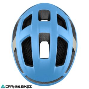 Vista superior casco Smith Trace MIPS Dew Aurora Bone