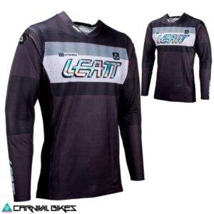 Jersey Moto Leatt 5.5 Ultraweld Graphite vista frontal