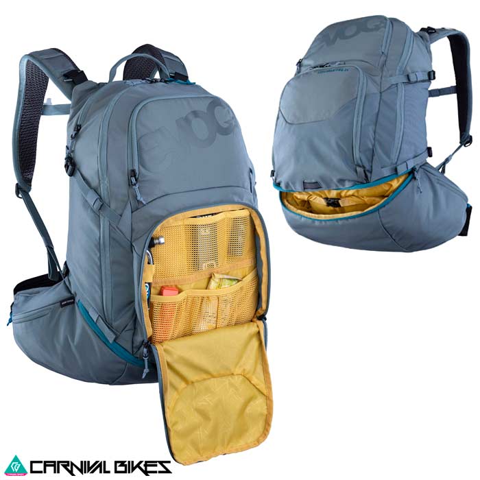 carnivalbikes-chile-Mochila-Evoc-Explorer-Pro-26-gris-steel-tienda-venta-ciclismo-envio-a-todo-el-pais-enduro-3