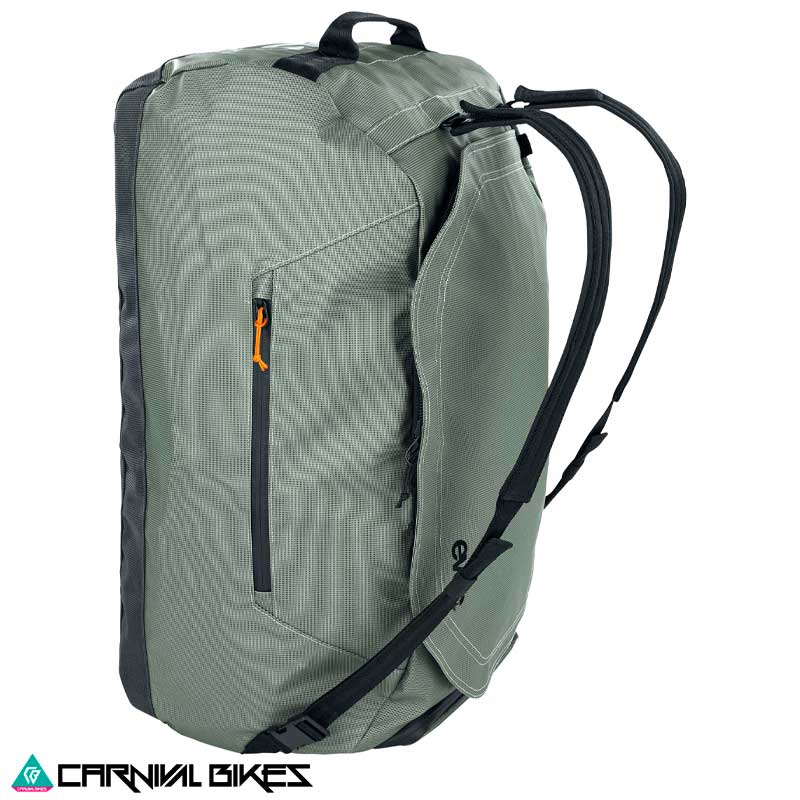Bolso-Evoc-Duffle-60L-Dark-Olive-Black-carnivalbikes-chile-2