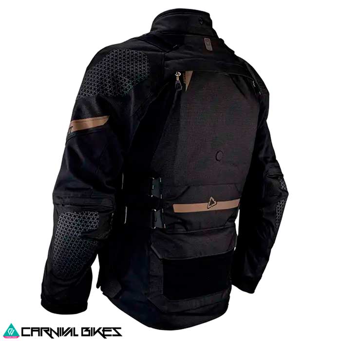 Chaqueta Leatt Stealth – Detalle de espalda y protección