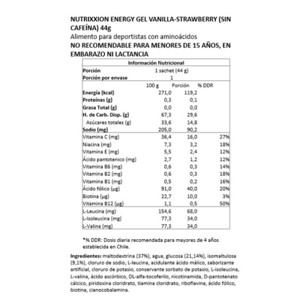 carnivalbikes-chile-GEL-NUTRIXXION-44-GRS-Vainilla-Strawberry-tienda-venta-envio-a-todo-el-pais