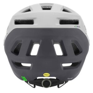 Vista trasera casco Smith Payroll MIPS blanco cemento