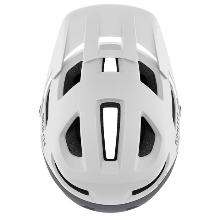 Casco Smith Payroll MIPS Matte White Cemento – Vista Superior