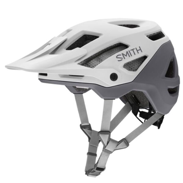 Vista lateral casco Smith Payroll MIPS blanco cemento