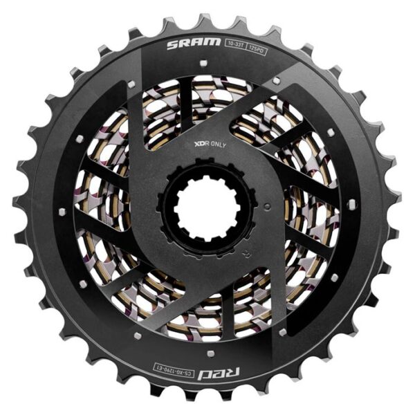 CARnivalbikes-chile-Piñón-SRAM-RED-XDR-XG1290-E1-X-DOME-10-33-12V-Rainbow-envio-a-todo-el-pais