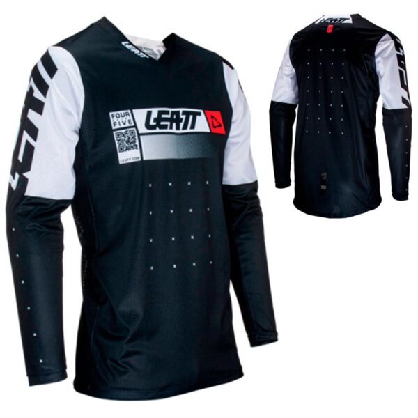 carnivalbikes-chile-Jersey-Moto-Leatt-45-Lite-black-envio-a-todo-el-pais