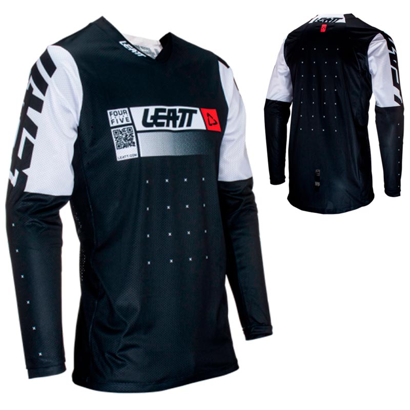 carnivalbikes-chile-Jersey-Moto-Leatt-45-Lite-black-envio-a-todo-el-pais