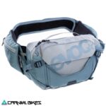 Banano Evoc Pro 3L gris vista frontal con diseño aerodinámico