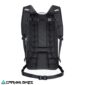 Mochila Evoc Commute 22L negra vista trasera con correas