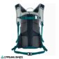 Vista trasera mochila Evoc E-Ride 12L gris petróleo