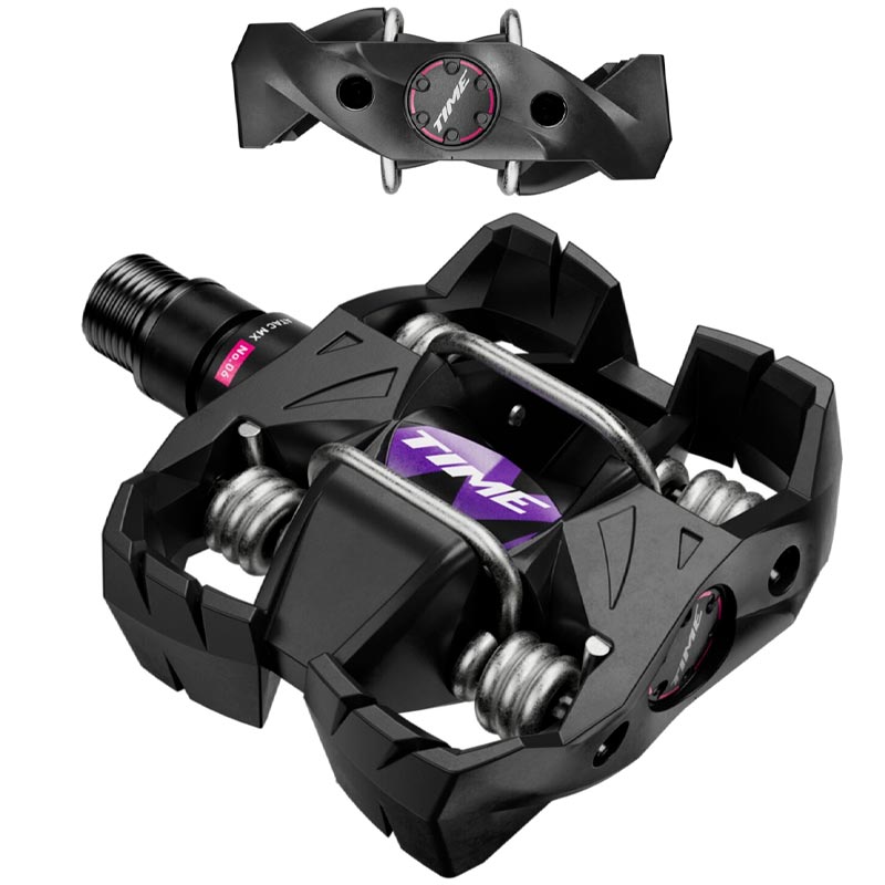 carnivalbikes-chile-Pedales-MTB-TIME-Sport-MX-6-B1-Negro-Morado-envio-a-todo-el-pais-1