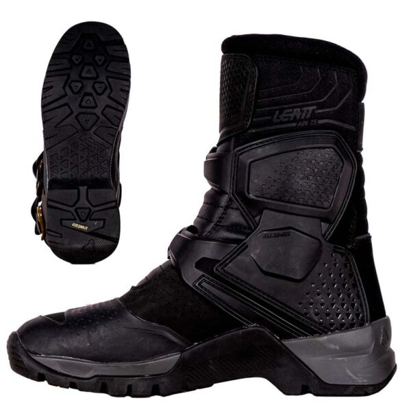 carnivalbikes-chile-Botas-Leatt-Cortas-ADV-HydraDri-75-STEALTH-envio-a-todo-el-pais