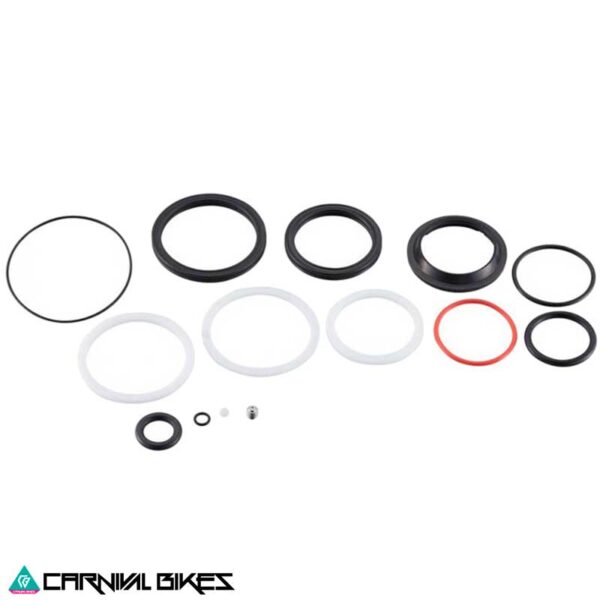 Vista frontal del kit de servicio RockShox 200H Coil Deluxe/Super B1 2023+