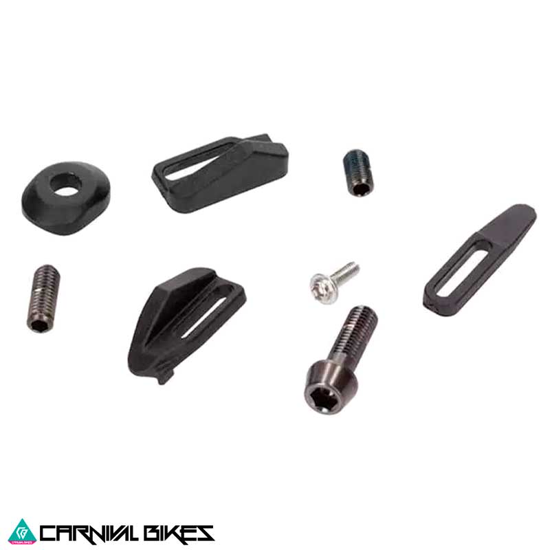 Vista frontal del cambio delantero SRAM RED eTap AXS electrónico