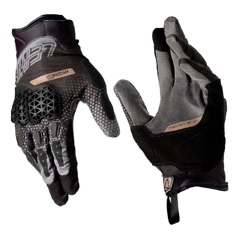 carnivalbikes-chile-Guantes-Leatt-Moto-ADV-Cortos-HydraDri-55-V25-Stealth-envio-a-todo-el-pais
