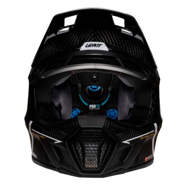 carnivalbikes-chile-Kit-Leatt-Casco-Moto-95-Antiparra-65-V25-Carbono-Blanco-envio-a-todo-el-pais