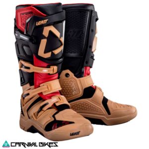 Botas Leatt 4.5 Enduro Ruby Stone vista frontal