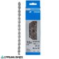 Vista frontal cadena Shimano Deore CN-M6100 de 12 velocidades