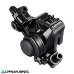 Vista frontal del caliper mecánico Shimano BR-M375-L
