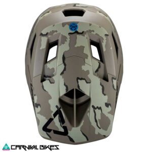 Casco Leatt Gravity 4.0 Desert vista superior