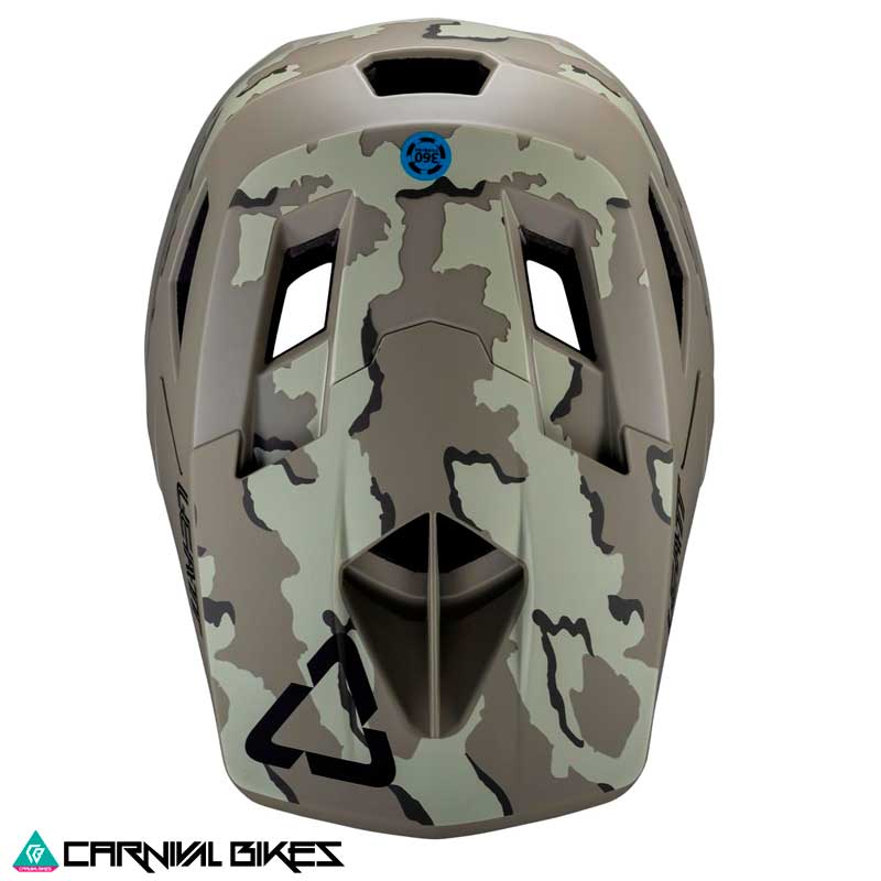Casco Leatt MTB Gravity 4.0 V25 Desert – Vista Superior