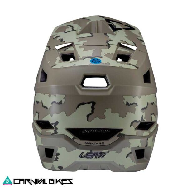 Casco Leatt Gravity 4.0 Desert vista trasera