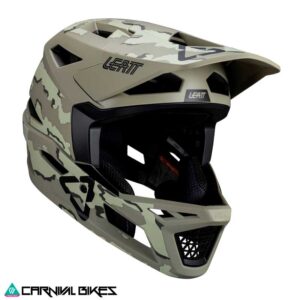 Casco Leatt Gravity 4.0 V25 Desert vista frontal
