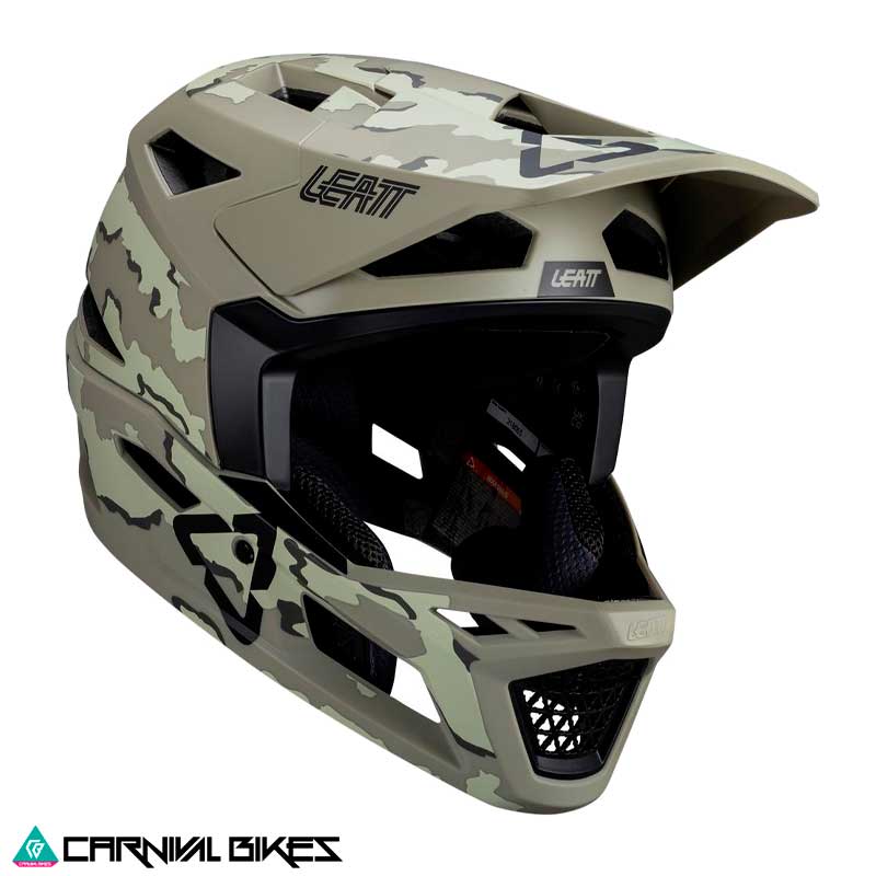 Casco Leatt MTB Gravity 4.0 V25 Desert – Vista Frontal