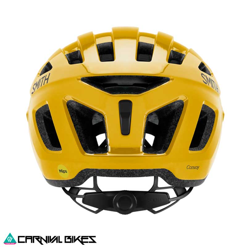 Casco Smith Convoy MIPS Dorado – Vista Posterior