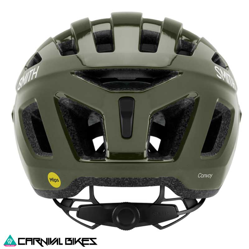 Casco Smith Convoy MIPS Moss – Vista Posterior